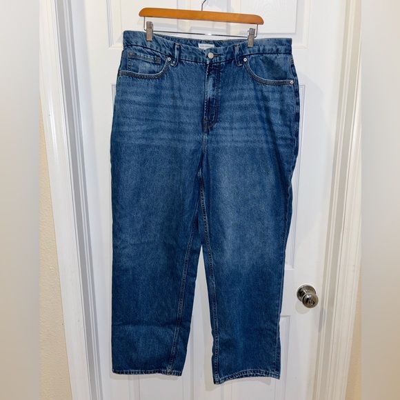 Good American Good 90s Relaxed Fit Jeans SZ 16 - Picture 2 of 16